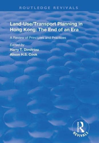 Land-Use/transport Planning in Hong Kong
