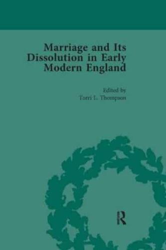 Marriage and Its Dissolution in Early Modern England. Vol. 2