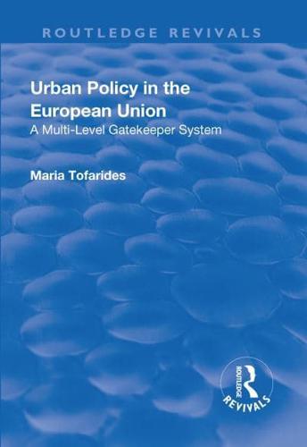 Urban Policy in the European Union