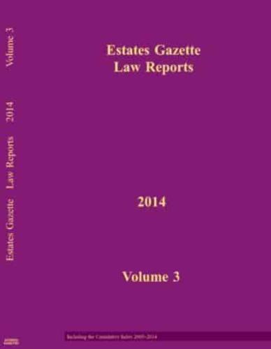 EGLR 2014. Volume 3