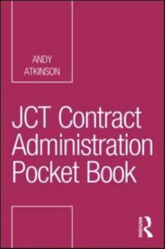 JCT Contract Administration Pocket Book