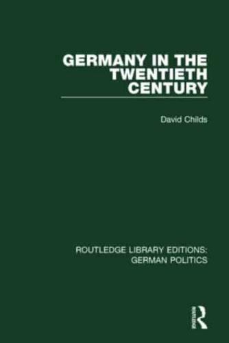 Germany in the Twentieth Century