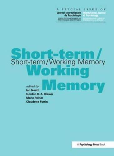 Short-Term/working Memory