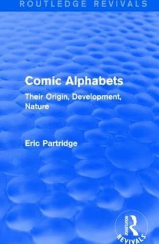 Comic Alphabets