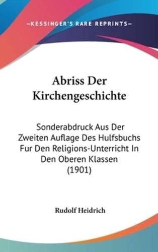 Abriss Der Kirchengeschichte