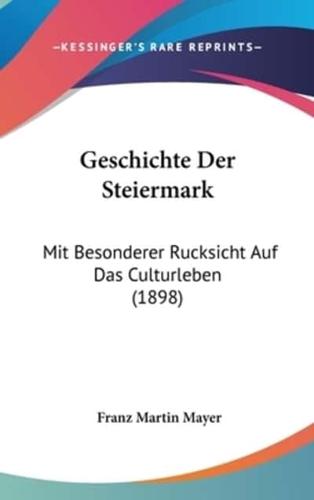Geschichte Der Steiermark
