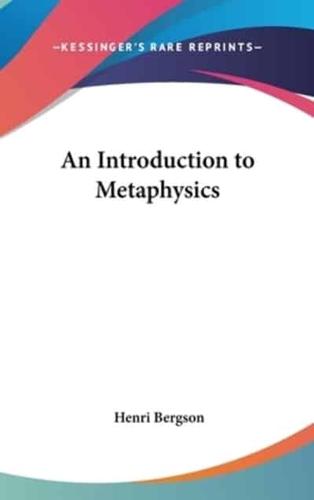 An Introduction to Metaphysics