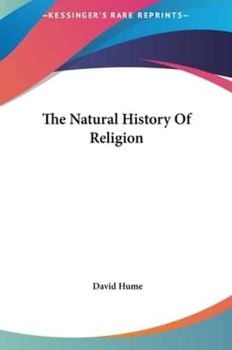 The Natural History Of Religion