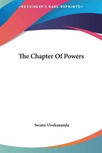 The Chapter Of Powers