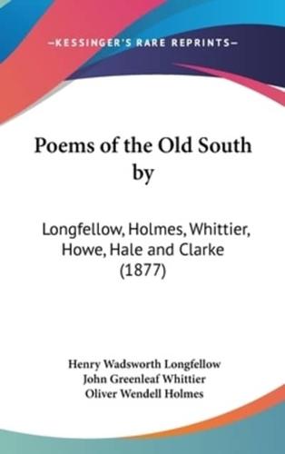 Poems of the Old South By