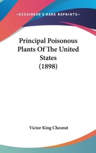 Principal Poisonous Plants of the United States (1898)