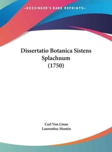 Dissertatio Botanica Sistens Splachnum (1750)