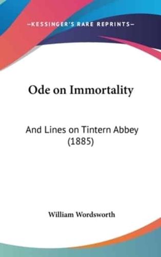 Ode on Immortality