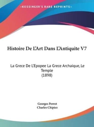 Histoire De L'Art Dans L'Antiquite V7