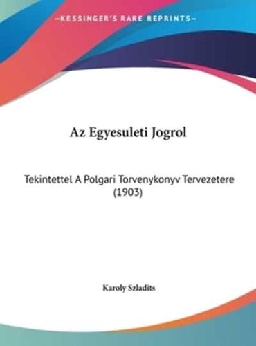 AZ Egyesuleti Jogrol