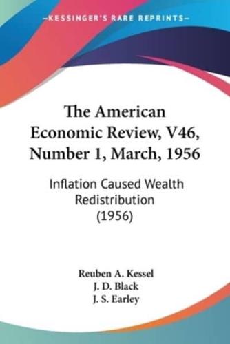 The American Economic Review, V46, Number 1, March, 1956