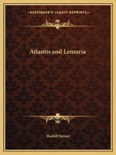 Atlantis and Lemuria