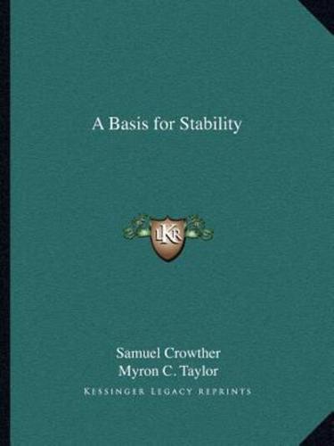 A Basis for Stability