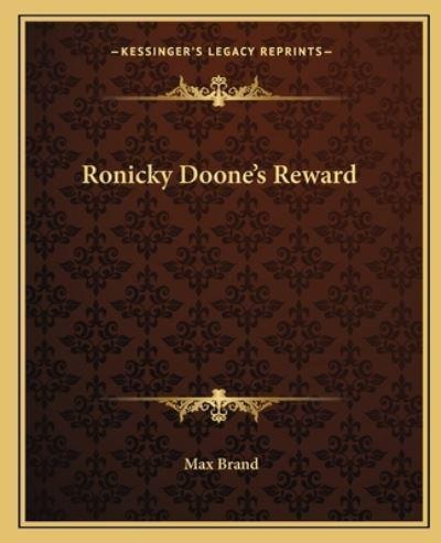 Ronicky Doone's Reward