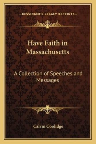 Have Faith in Massachusetts