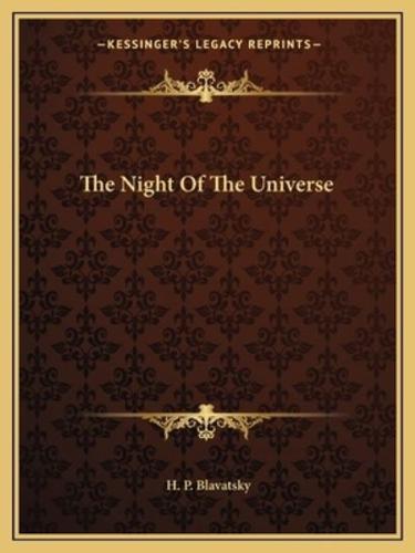 The Night of the Universe
