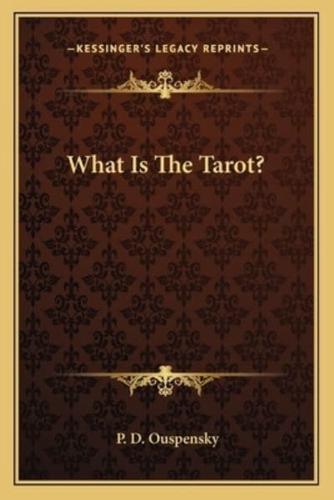 What Is The Tarot?