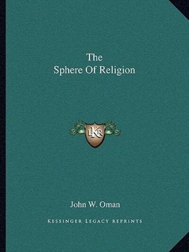 The Sphere Of Religion