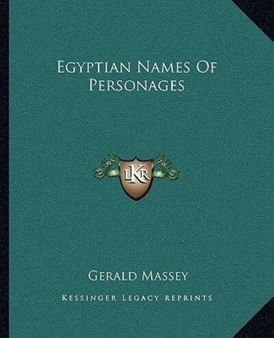 Egyptian Names of Personages