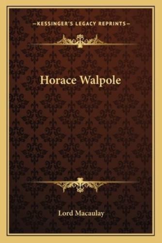 Horace Walpole