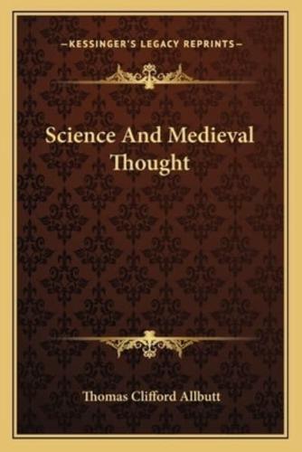 Science And Medieval Thought