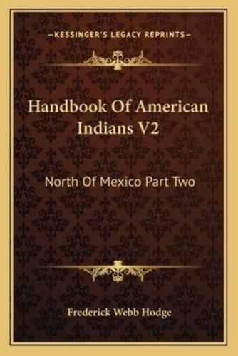 Handbook Of American Indians V2