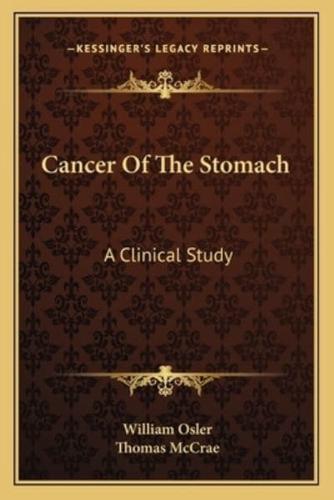 Cancer Of The Stomach