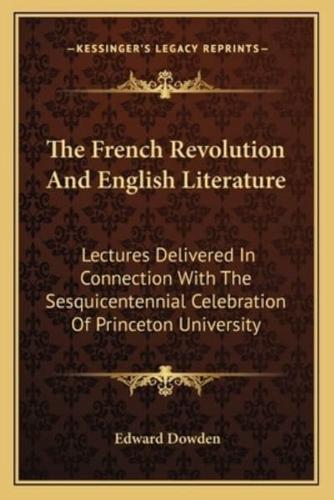 The French Revolution And English Literature