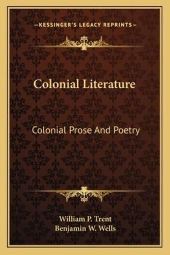 Colonial Literature