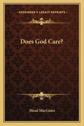 Does God Care?