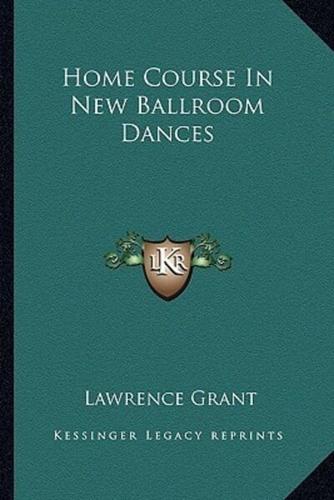 Home Course In New Ballroom Dances