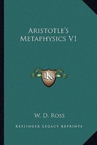 Aristotle's Metaphysics V1