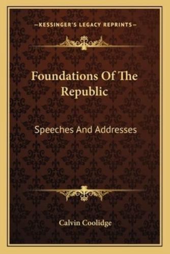 Foundations of the Republic