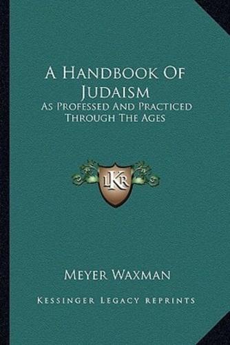 A Handbook Of Judaism