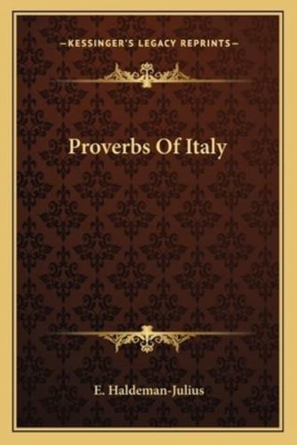 Proverbs Of Italy