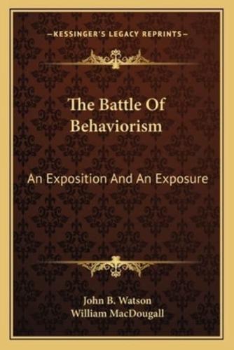 The Battle Of Behaviorism