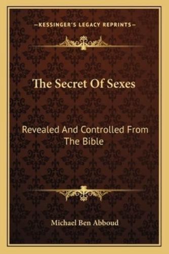 The Secret Of Sexes
