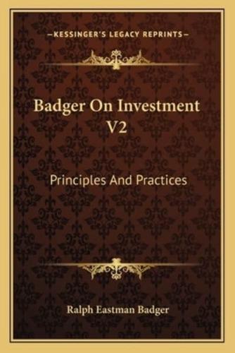Badger On Investment V2