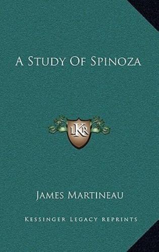 A Study Of Spinoza