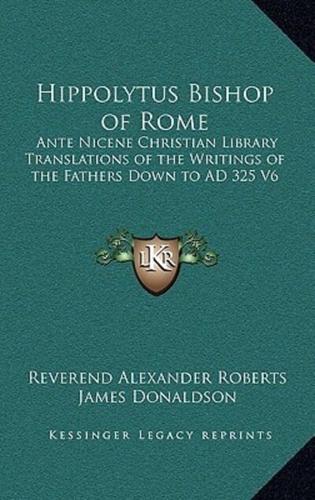 Hippolytus Bishop of Rome