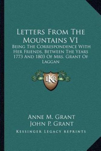 Letters From The Mountains V1