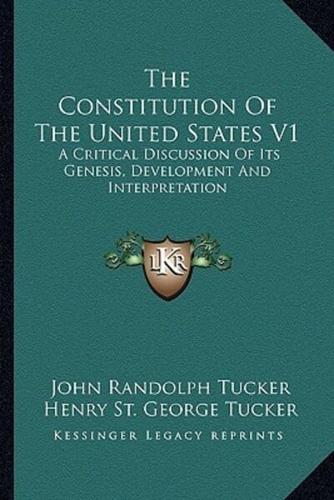 The Constitution Of The United States V1
