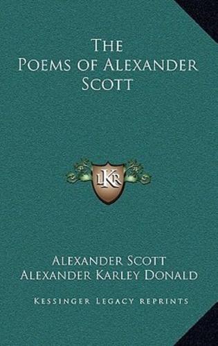 The Poems of Alexander Scott