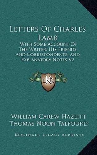 Letters of Charles Lamb