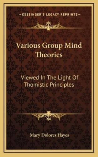 Various Group Mind Theories